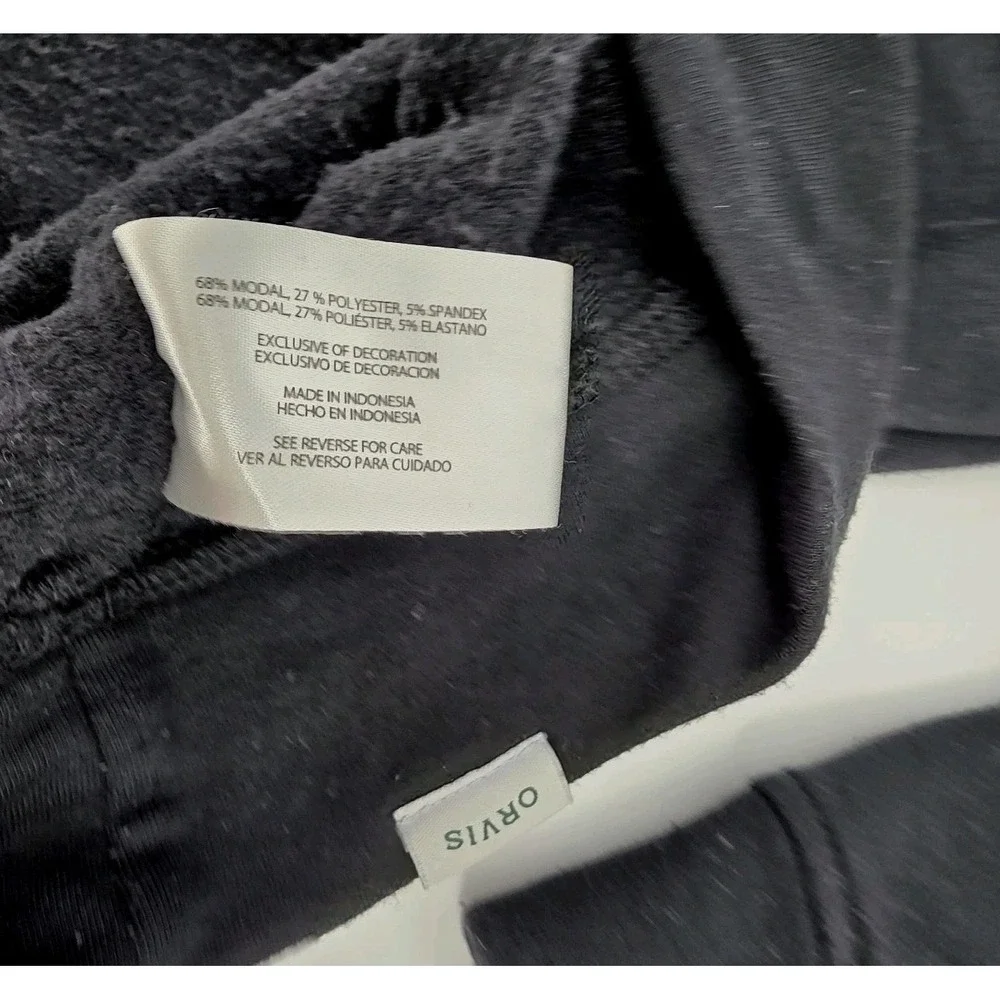 Orvis Sweater Mens L Pullover Black Golf Outdoors Sweatshirt Lightweight